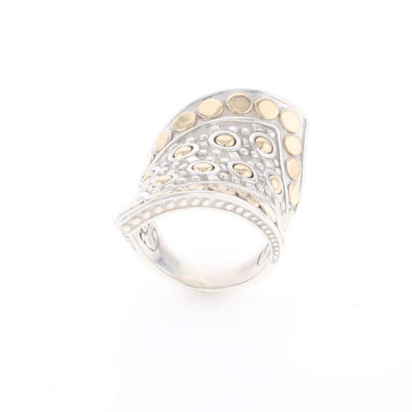 John Hardy Two-Tone Curved Ring