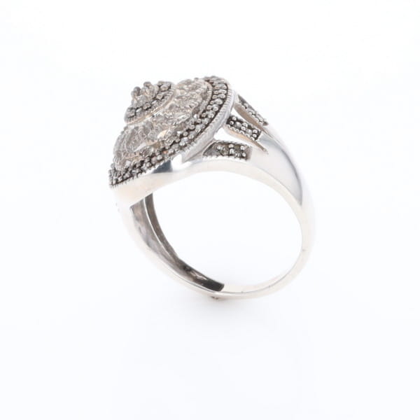 Open Work Filigree Design Ring