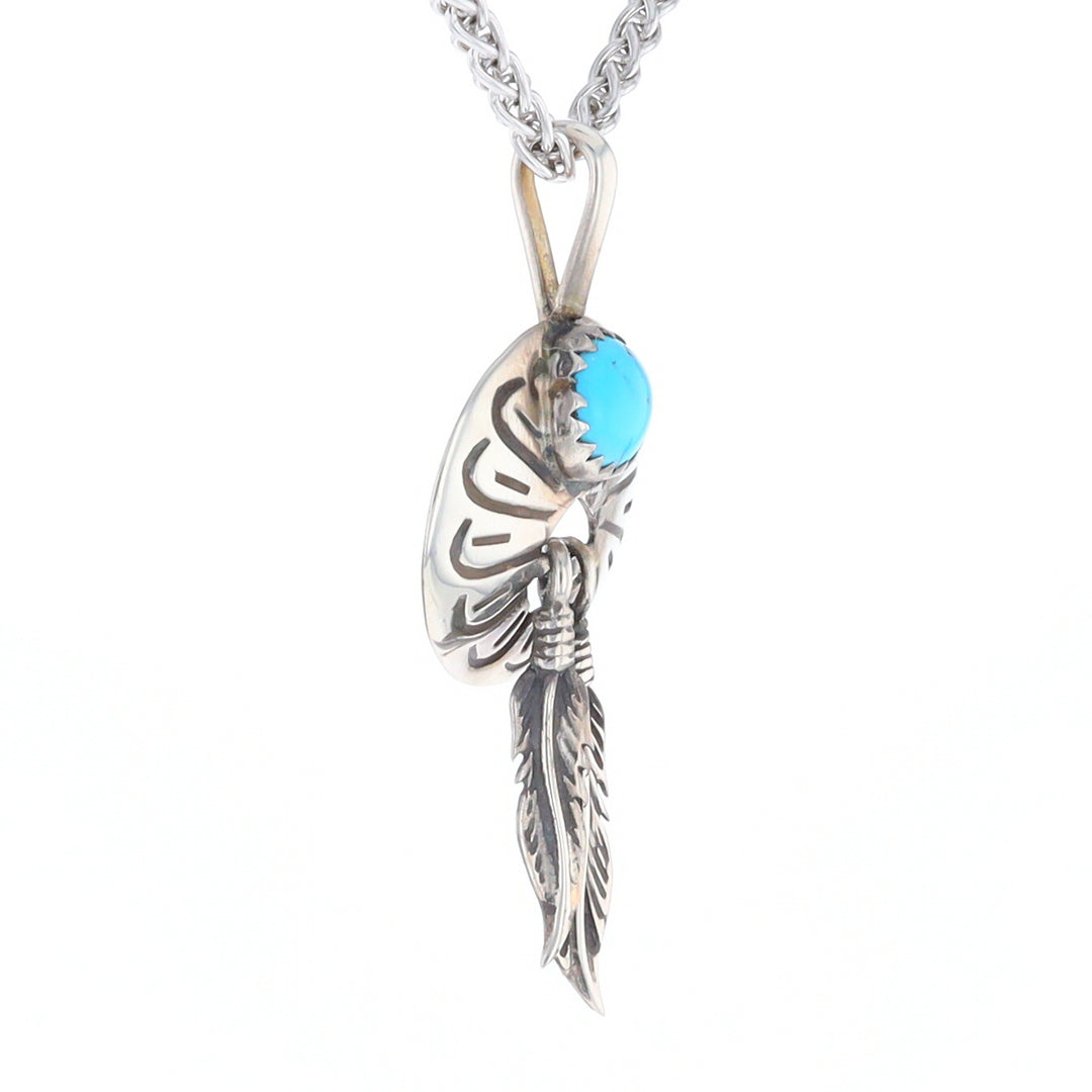 Turquoise Dream Catcher Pendant