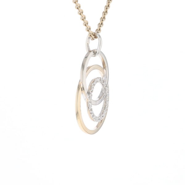 Two-Tone Interlocking Pendant
