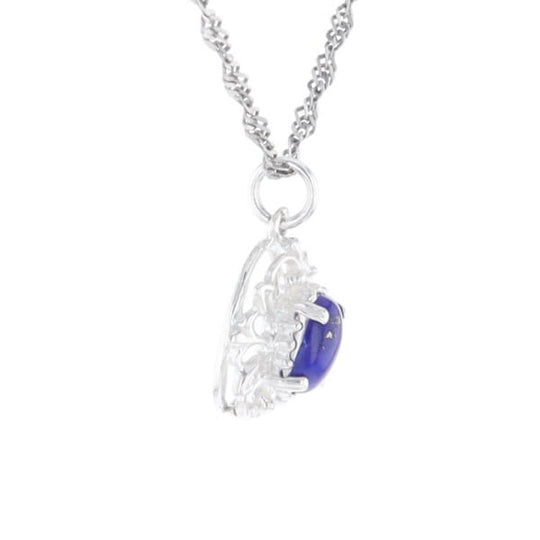 Silver Lapis Lazuli Pendant