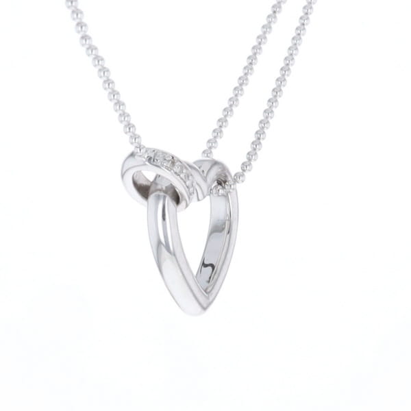 Diamond Clip Heart Necklace