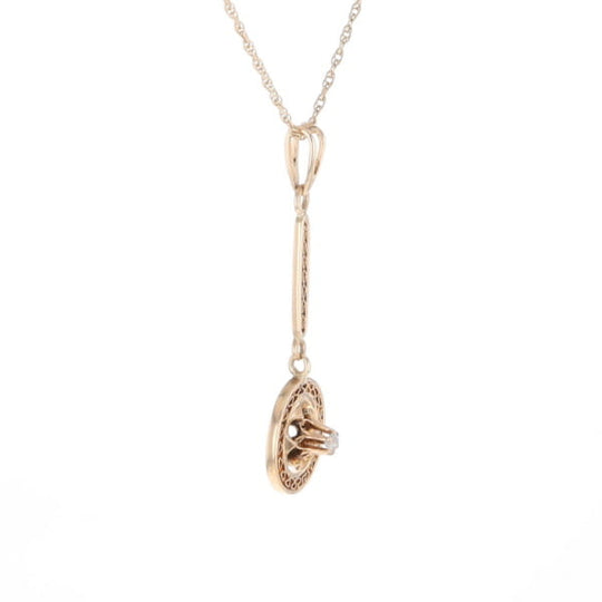 Buttercup Filigree Vintage Pendant