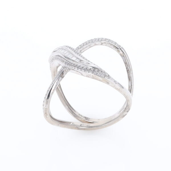 Dramatic Bypass Diamond Ring