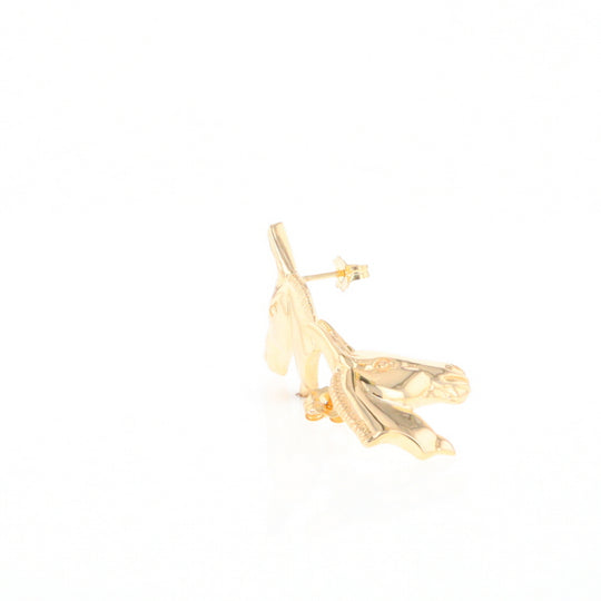 Gold Donkey Earrings