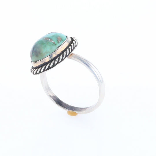 Bezel Set Turquoise Ring