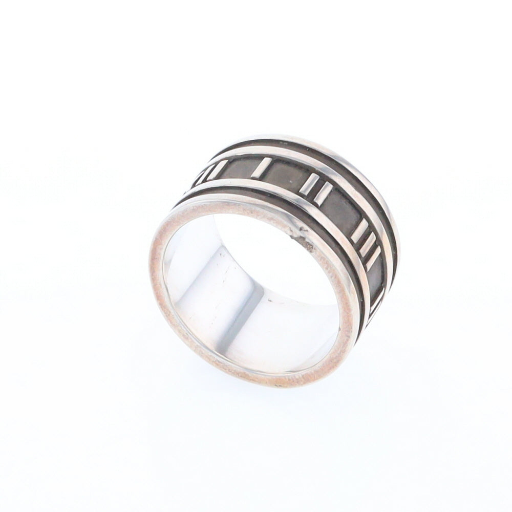 Tiffany & Co Sterling Silver Roman Numerals Ring