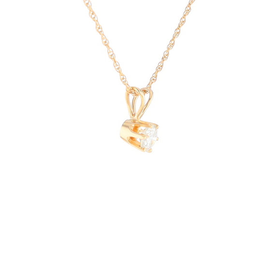 Solitaire Diamond Pendant