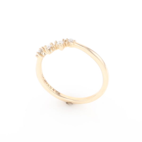 Yellow Gold Shadow Band