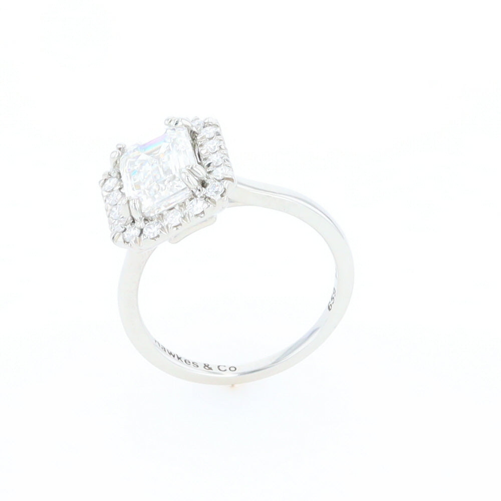 Emerald Cut Diamond Engagement Ring
