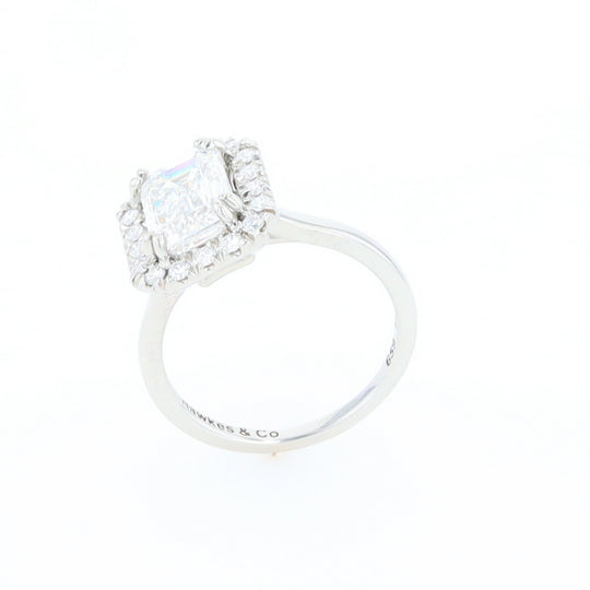 Emerald Cut Diamond Engagement Ring