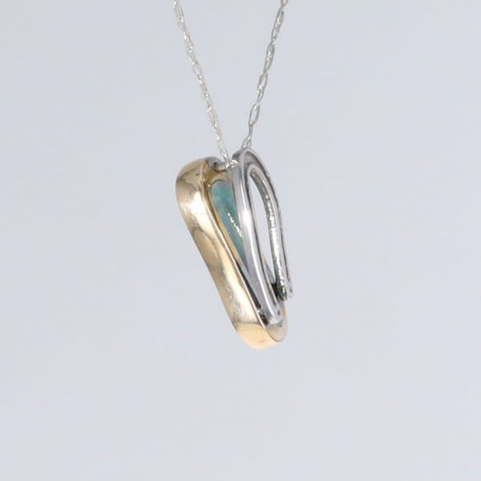 Opal Pendant Inlaid Single Sandal Design