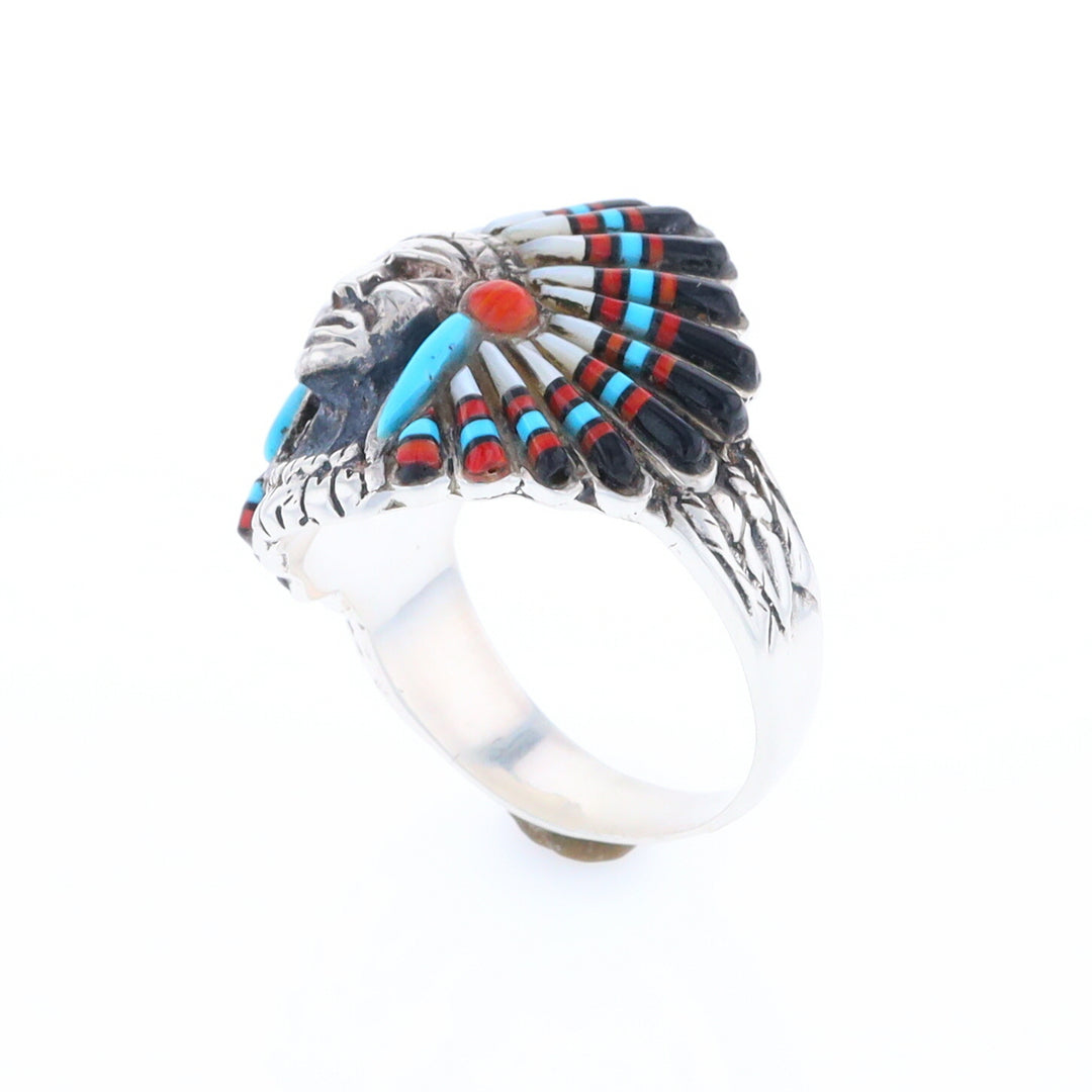 Native American Head Dress Ring