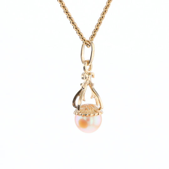 Swirl Chandelier Pearl Pendant