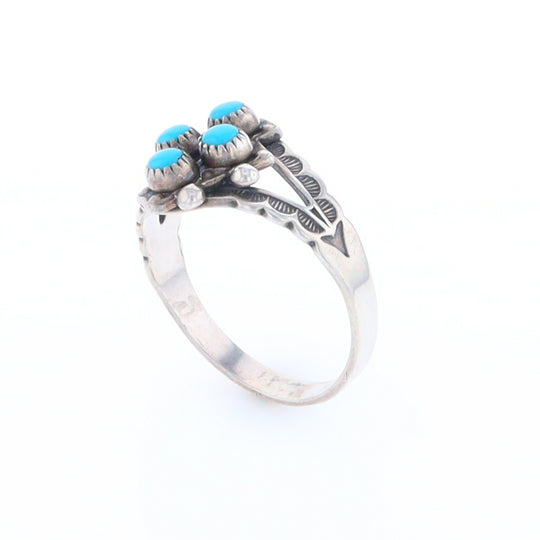 Native Four Stone Turquoise Ring