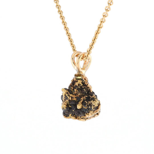 Natural Gold Nugget Pendant