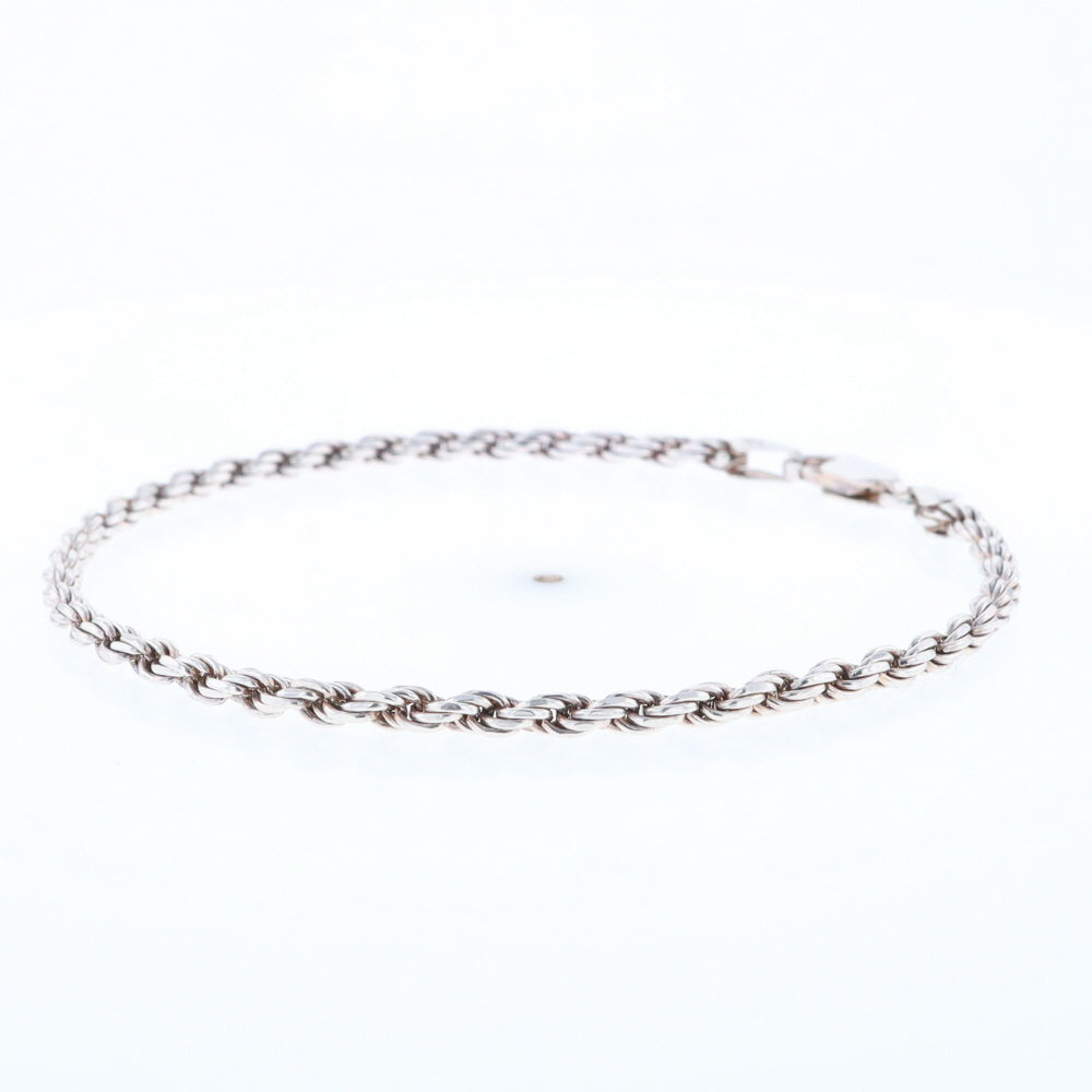 Silver Rope Bracelet