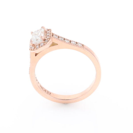 Princess Cut Diamond Halo Ring