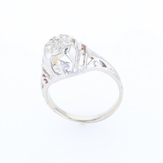 Vintage Cluster Diamond Ring