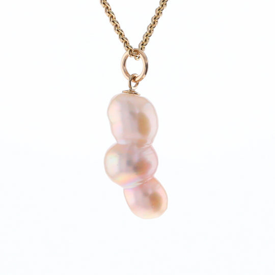 Baroque Triple Pearl Pendant