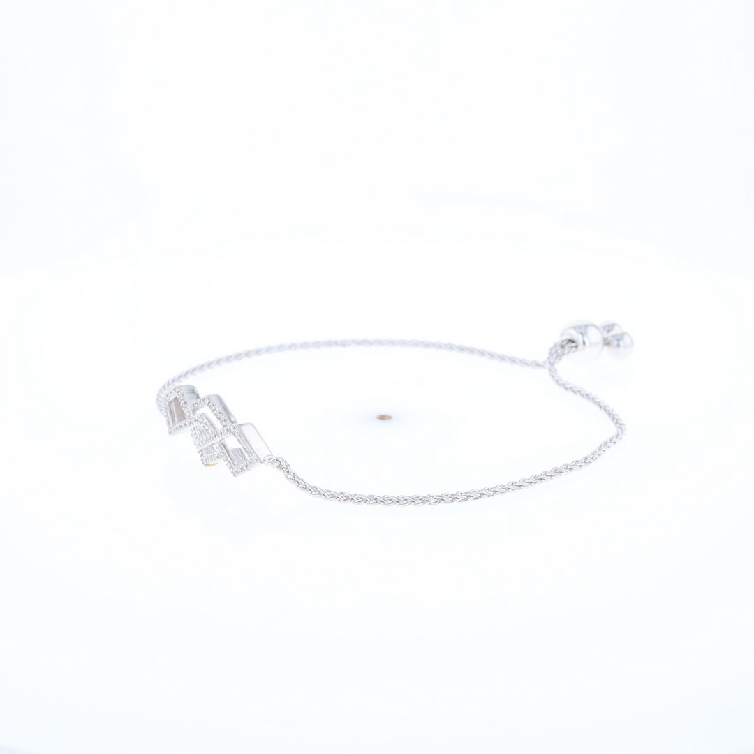 Bypass Diamond Bolo Bracelet