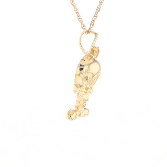 Gold Tweety Bird Pendant