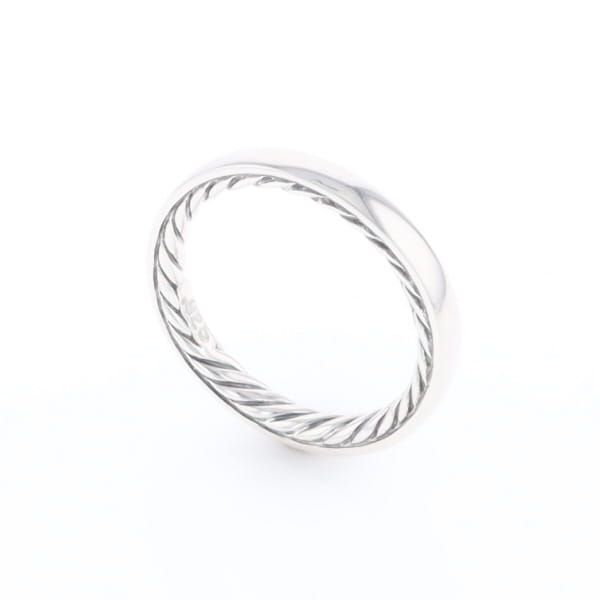Sterling Silver Rope Decal Band