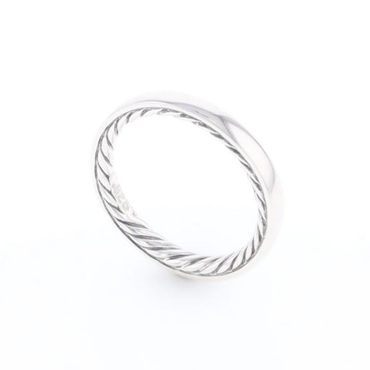 Sterling Silver Rope Decal Band