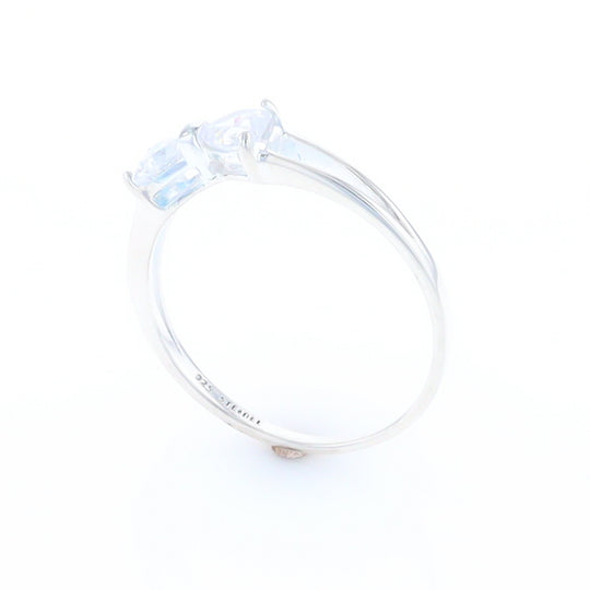 Cubic Zirconia Bow Tie Ring