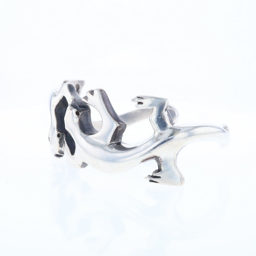 Sterling Silver Lizard Cuff Bracelet