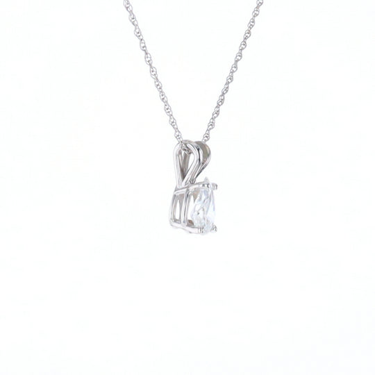 Pear Diamond Solitaire Pendant