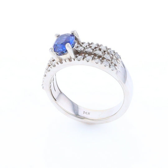 Sapphire Triple Band Ring