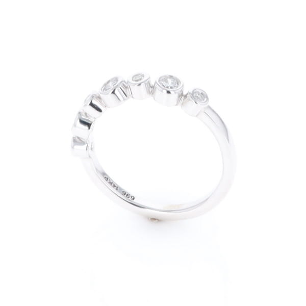 7-Stone Bezel Set Diamond ring