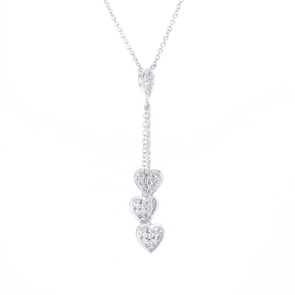 14K Triple Heart Necklace