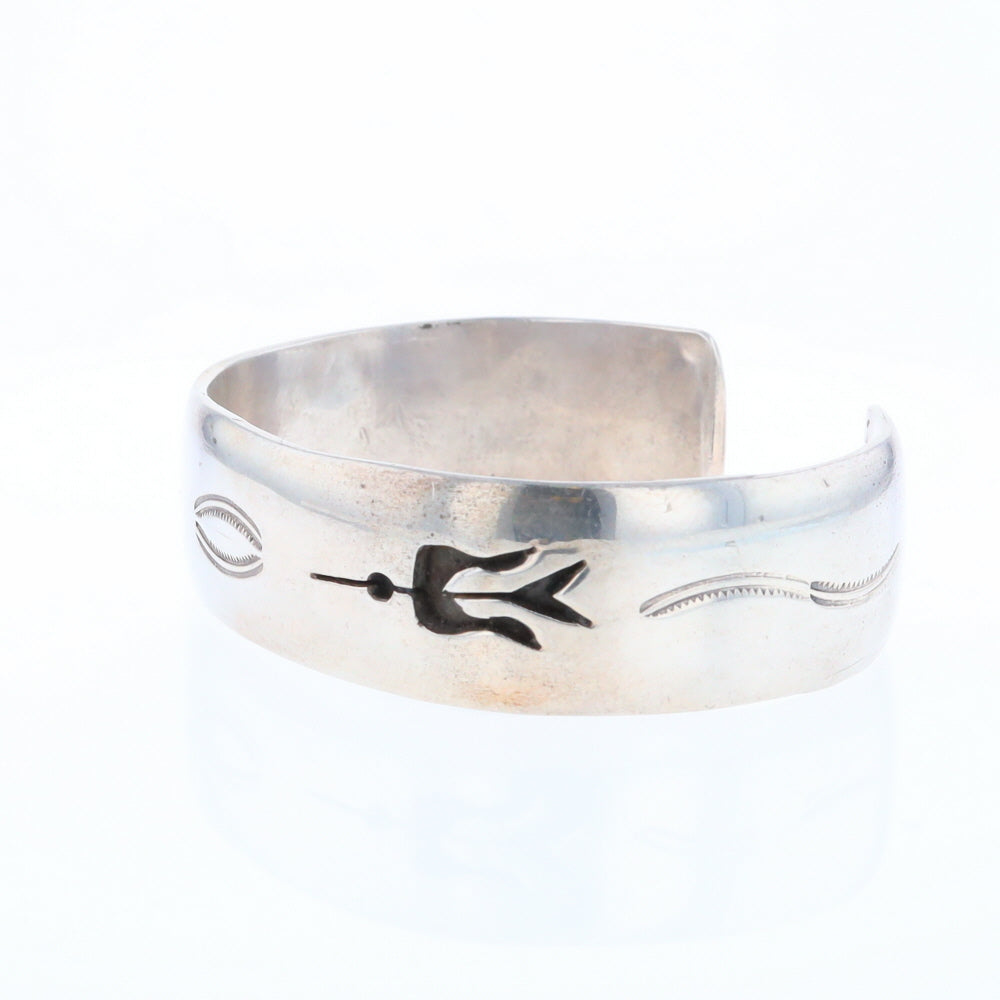 Native Silver Bird Cuff Bracelet