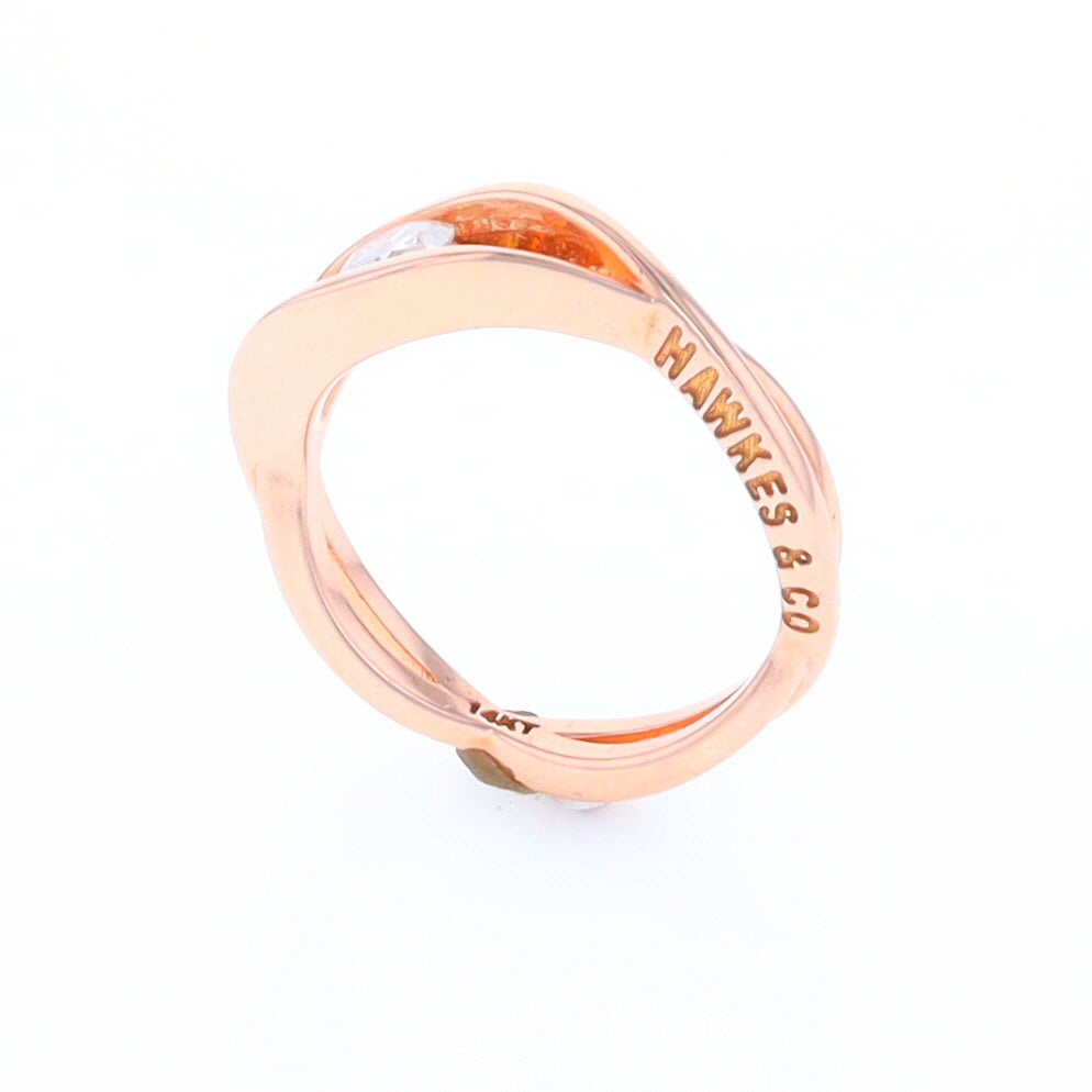 Entwined Bands of Love Ring (Ready to Ship)