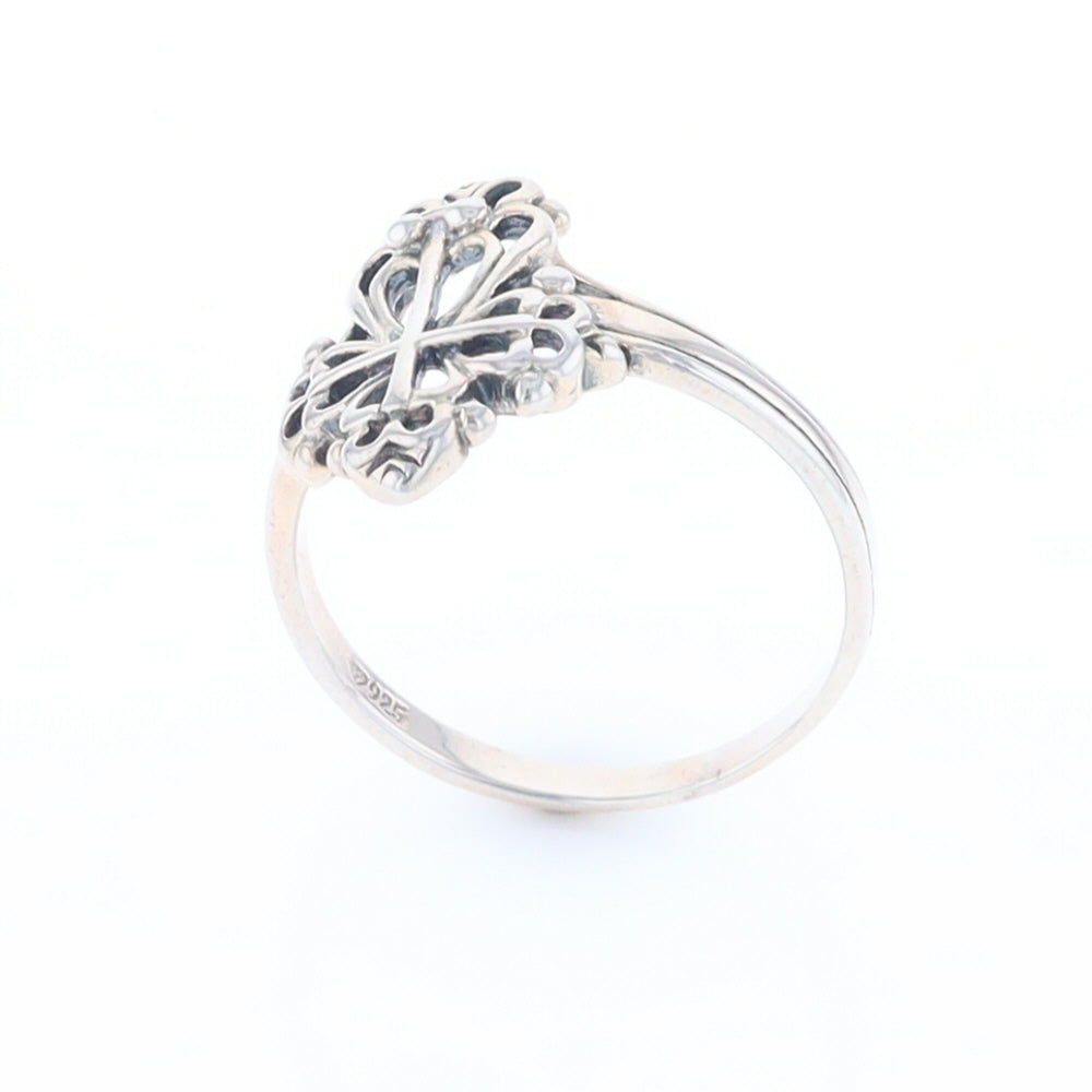 Openwork Cross Ring