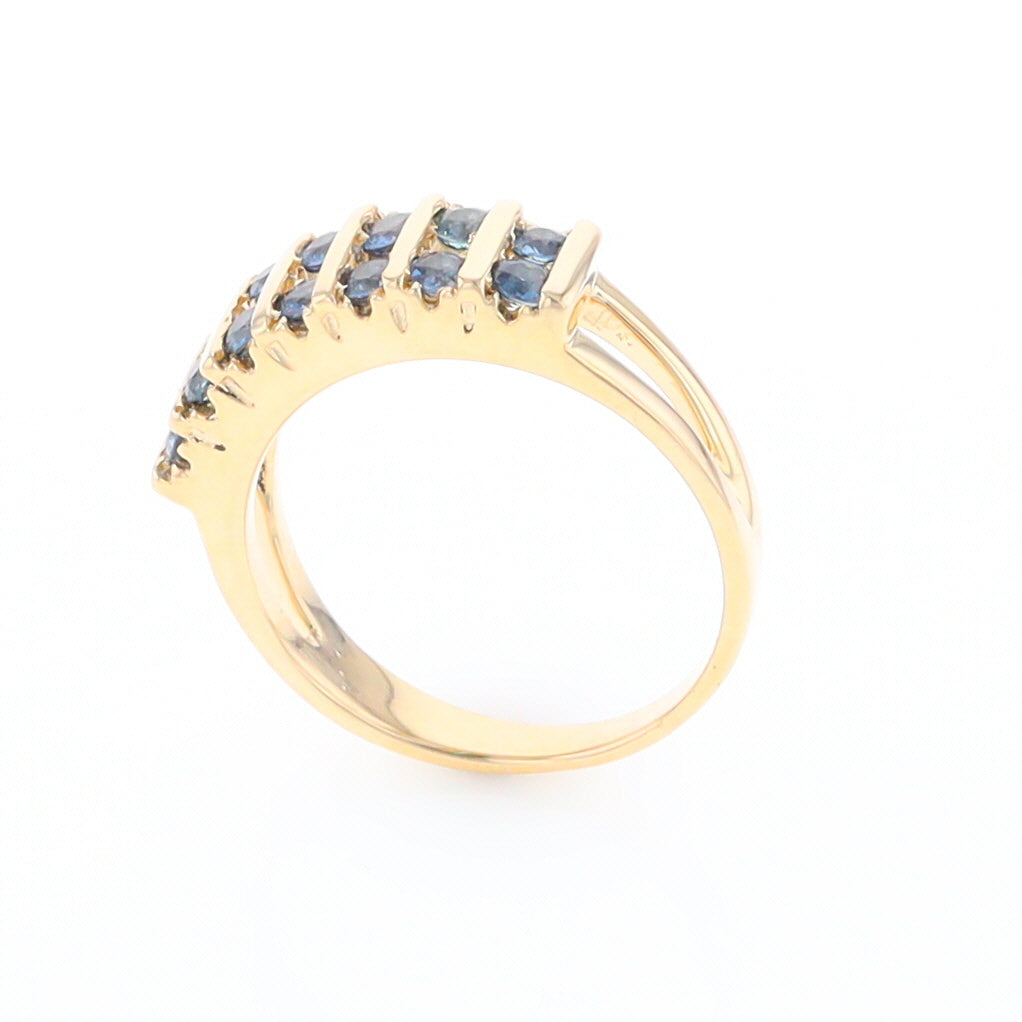 Channel Set Sapphire Ring