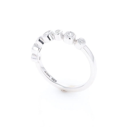 7-Stone Bezel Set Diamond ring