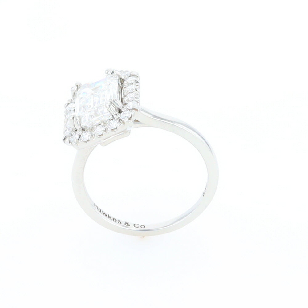 Emerald Cut Diamond Engagement Ring