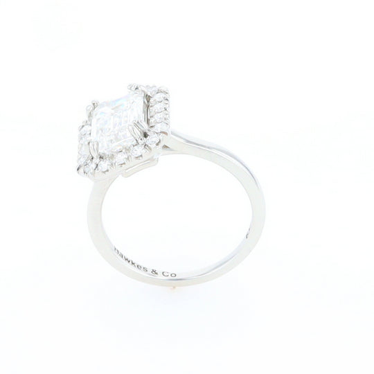 Emerald Cut Diamond Engagement Ring