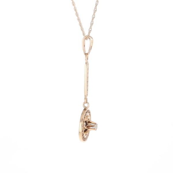 Buttercup Filigree Vintage Pendant
