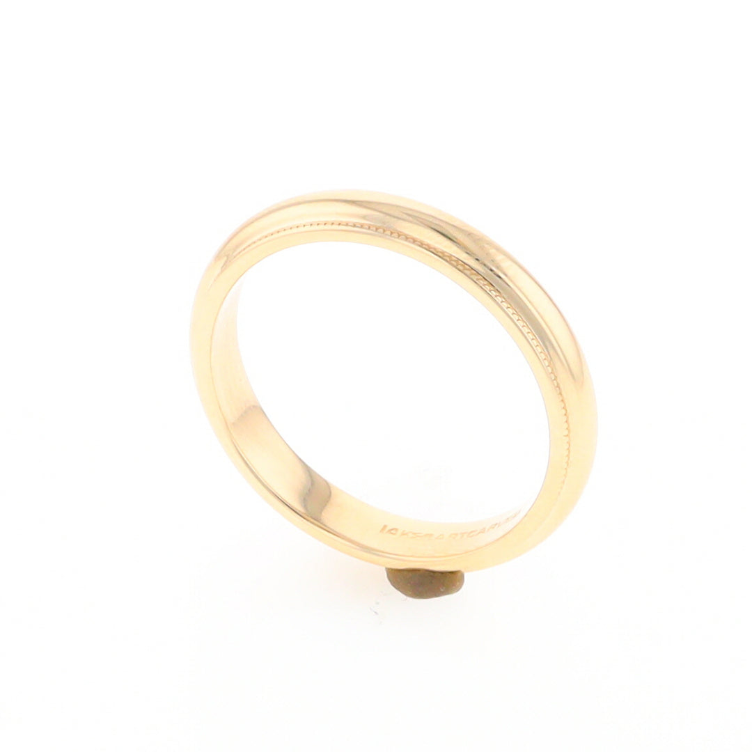 Milgrain Standard Fit Wedding Band