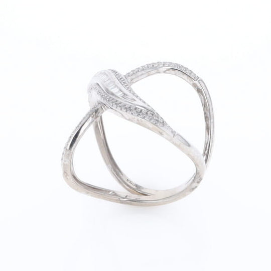 Dramatic Bypass Diamond Ring