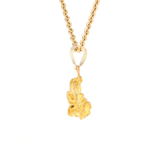 Natural Gold Nugget Pendant