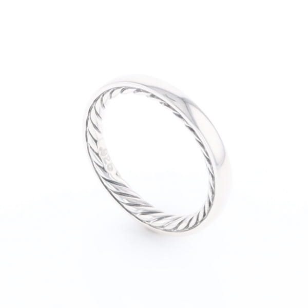 Sterling Silver Rope Decal Band