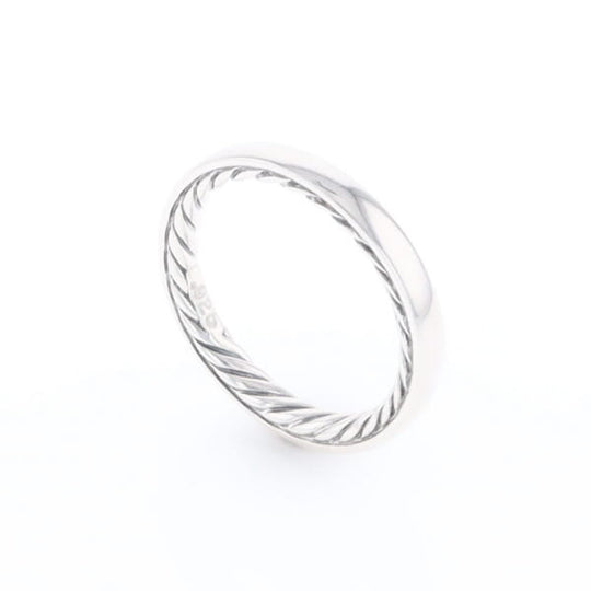 Sterling Silver Rope Decal Band