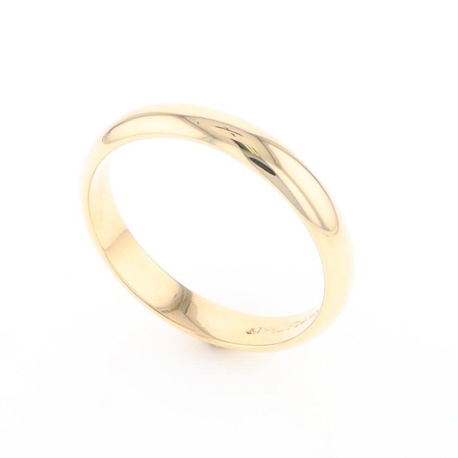 Plain Gold Men's Wedding Band