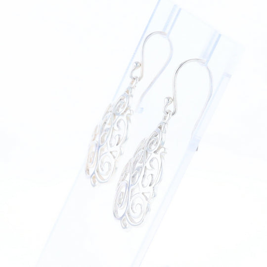 Drop Dangle Swirl Fishhook Earrings