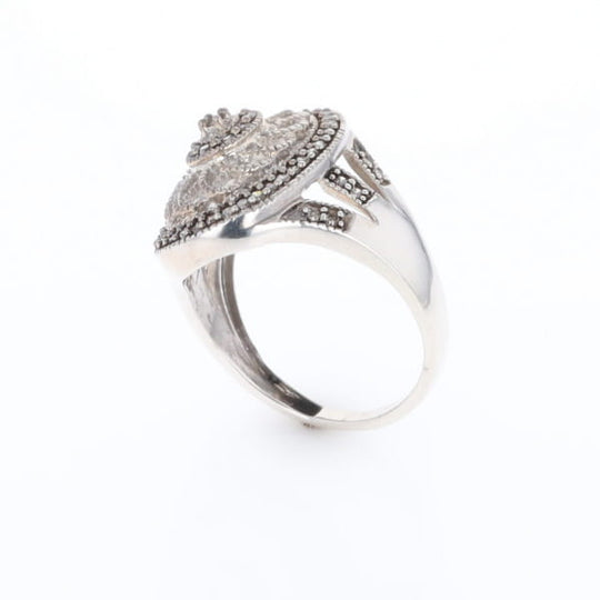 Open Work Filigree Design Ring